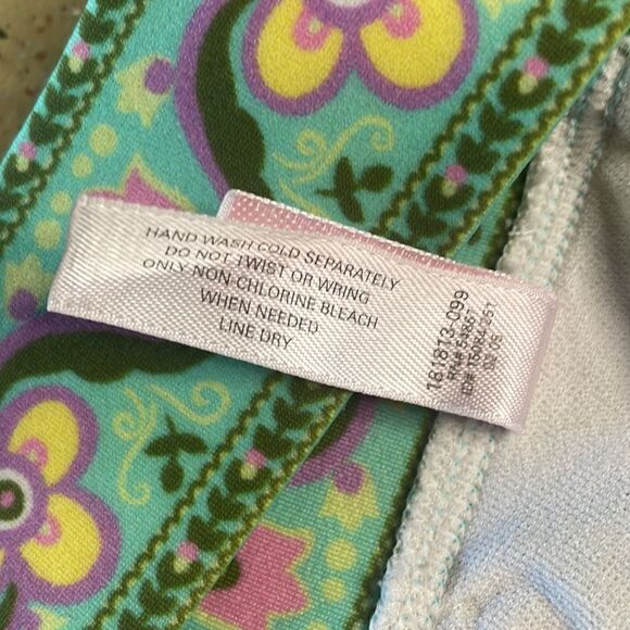 Vintage Y2K (2005) Victoria's Secret boho print bikini top sz L - Picture 8 of 10